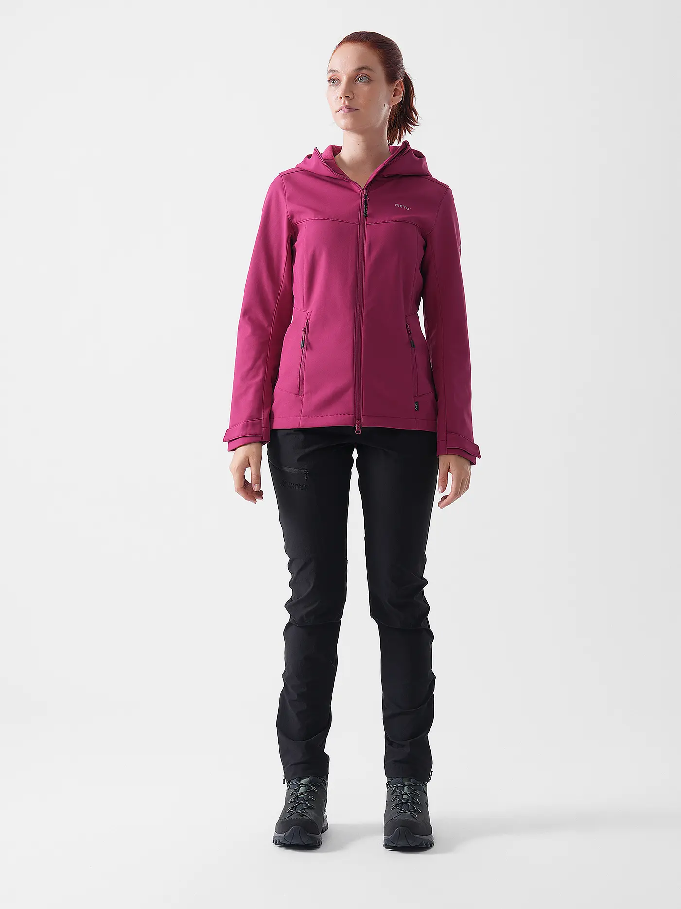 MERU | Damen Softshelljacke Toulouse Hoodie | beere